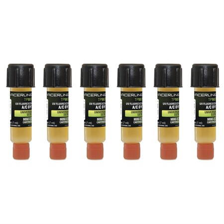 Spectronics Corp/Tracer (6) 0.25 Oz (7 Ml) Universal/Ester Mini-Ez A/C TP9875-P6